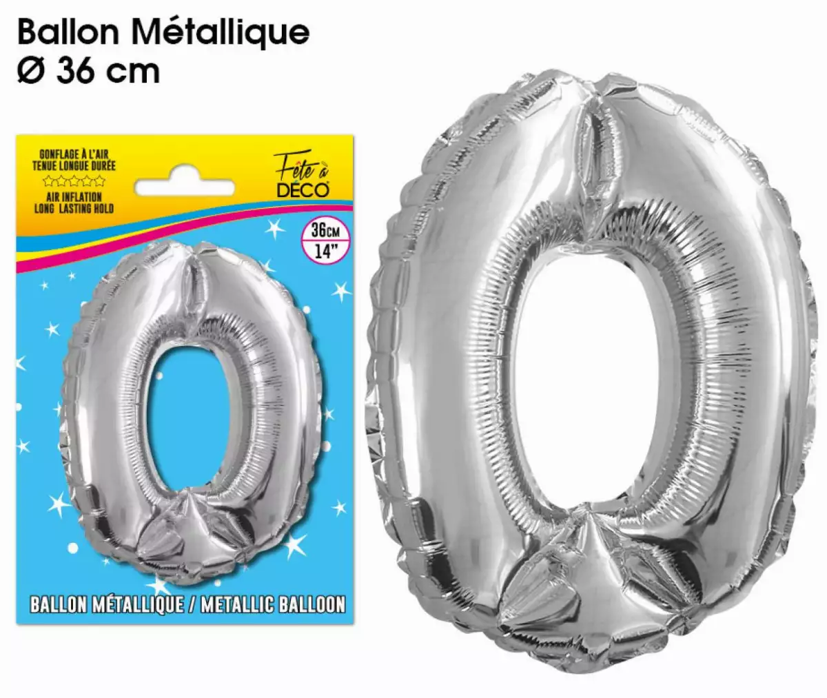 Ballon Métallique Chiffre