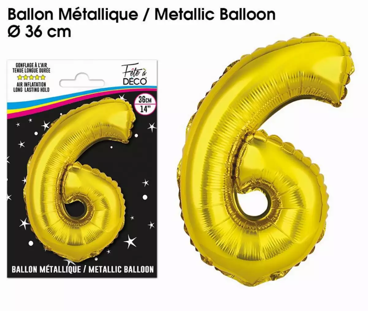 Ballon Métallique Chiffre