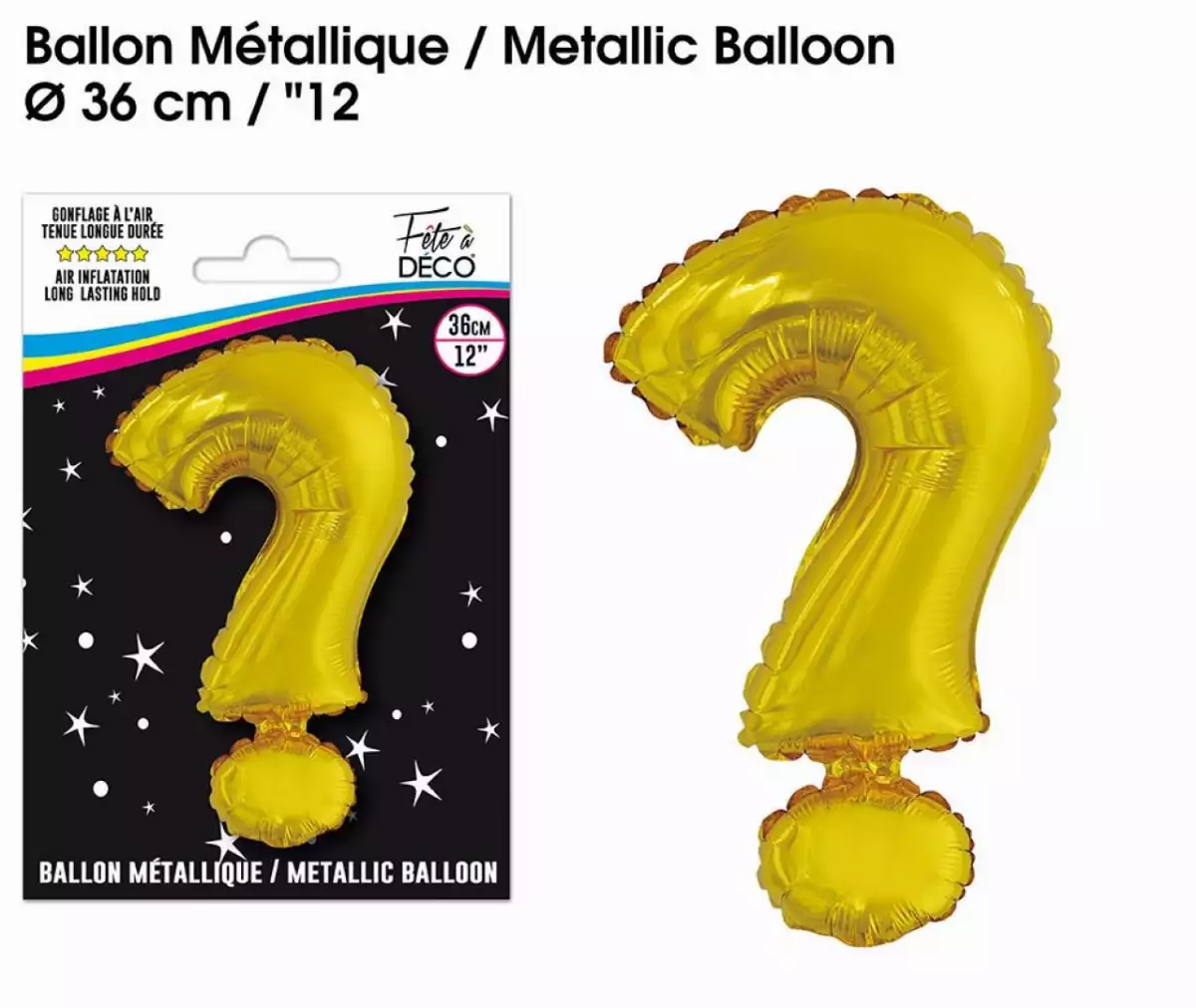 Ballon Métallique Chiffre